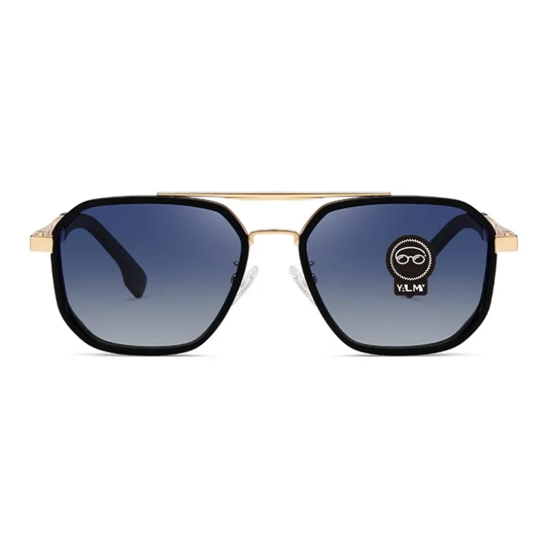 YALMY Metal Square Ink Lenses Unisex-7