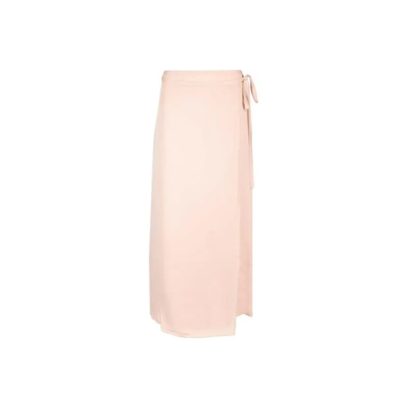 THEORY Flared Hem Wrapped Midi Skirt-0