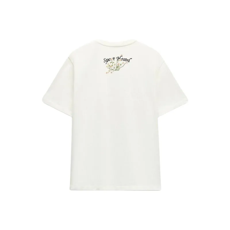 DOKZB Drop Shoulder Sleeve T Shirt Women's-1