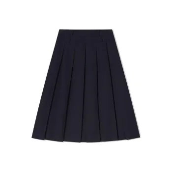 COVERINS Casual Long Skirts Women's Navy Blue