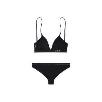 EMPORIO ARMANI EA7 SS25 Bikini Women's Black