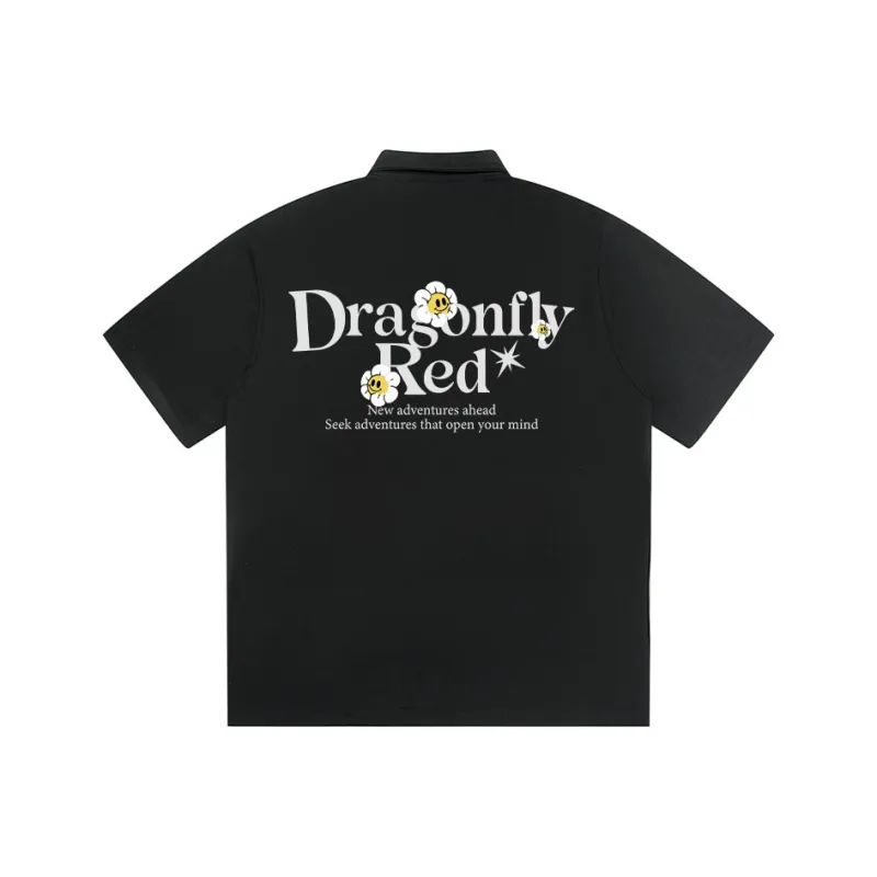 RED DRAGONFLY Polo Shirt Unisex-5