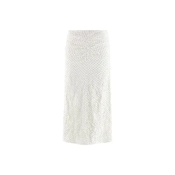 GANNI Casual Long Skirt Women's White