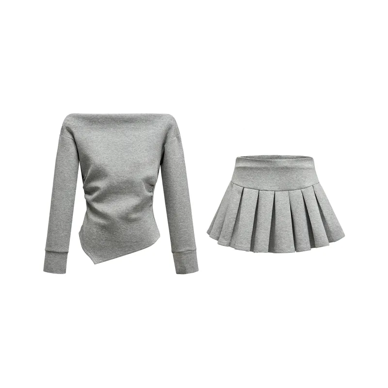 AURORA MUSE Skirt Set Women's Gray-0