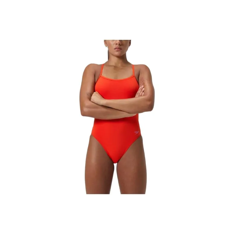 Speedo One piece Swimsuit Women's Orange-0