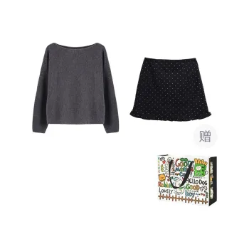 ZVJH Two Piece Skirt Sets Women's