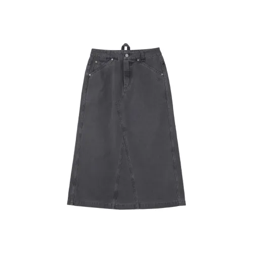 PUMA RETROSKIRT Casual Long Skirts Women's Dark Gray