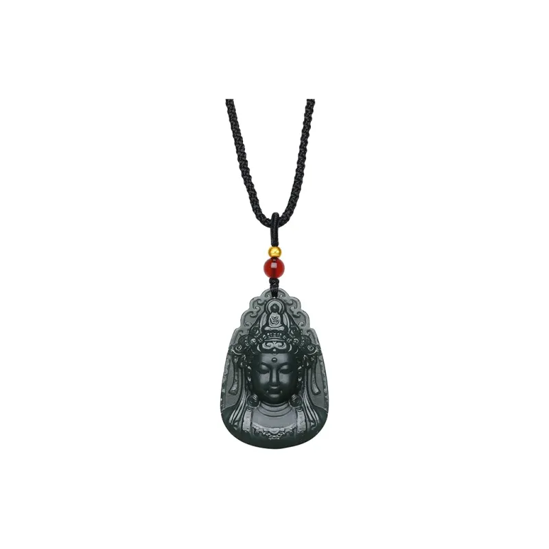 LIU GUI FU JEWELRY Hetian Jade Pendants Green Jade Unisex-0