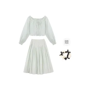 TURN UP Two Piece Skirt Sets Women's