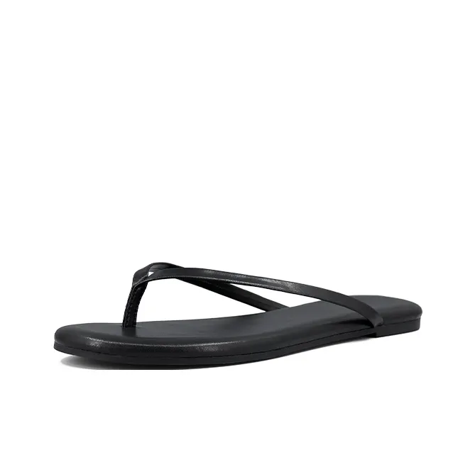 ZSBELLA Rubber Sole Abrasion Resistant Slip Resistant Flip Flops Women's-1