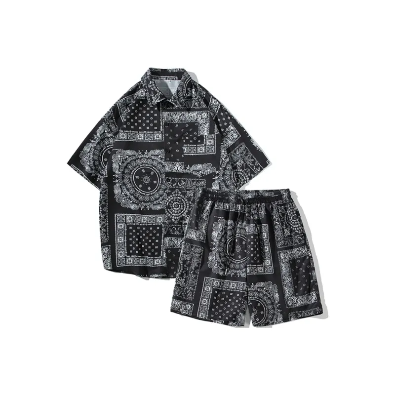 Fakeyoung Shirt Matching Set Unisex-0