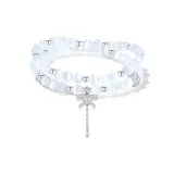 Butterfly Dancing Flower-Butterfly Beaded Bracelet