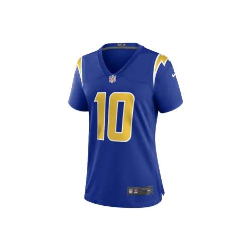 Nike x NFL Los Angeles Chargers Justin Herbert Soccer Jerseys Women's Royal Blue