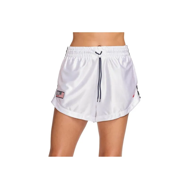 Nike Usa Village Women's Nike Basketball High Waisted Shorts-0