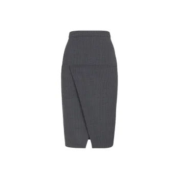 FENDI Pinstriped Slit Detailed Skirt