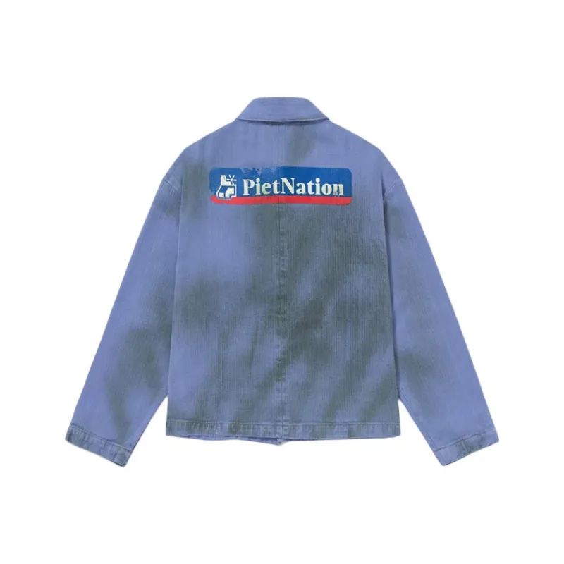 PIET Denim Jackets Unisex Medium Blue-1