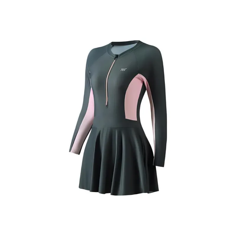 361° One-piece Swimsuit Women's Pink Purple-0