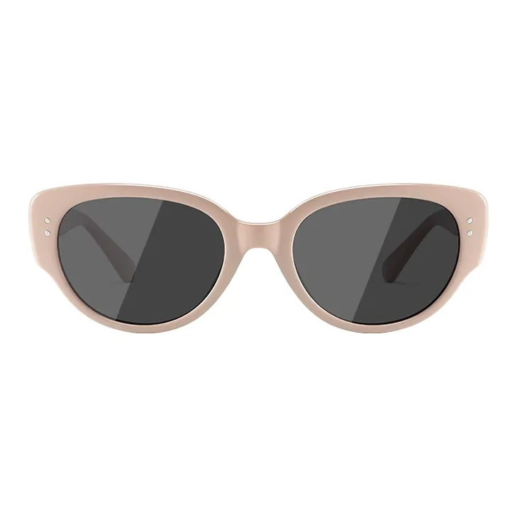 BERTHA Plate Frame TR/Memory Plastic Cat Eye Sunglasses Unisex-1