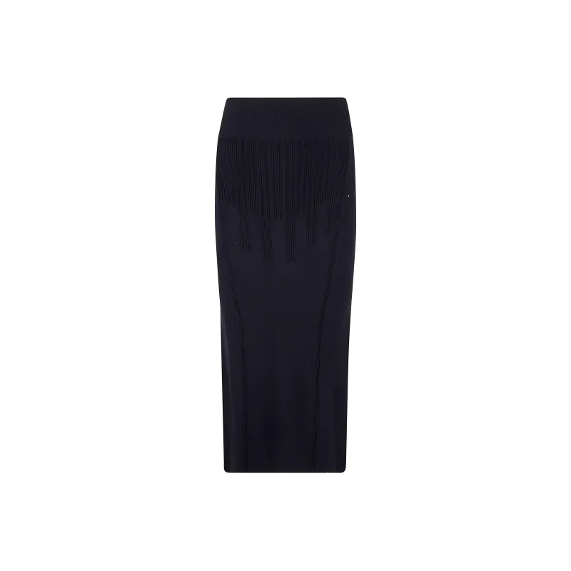 Mugler High waisted Midi Skirt-0