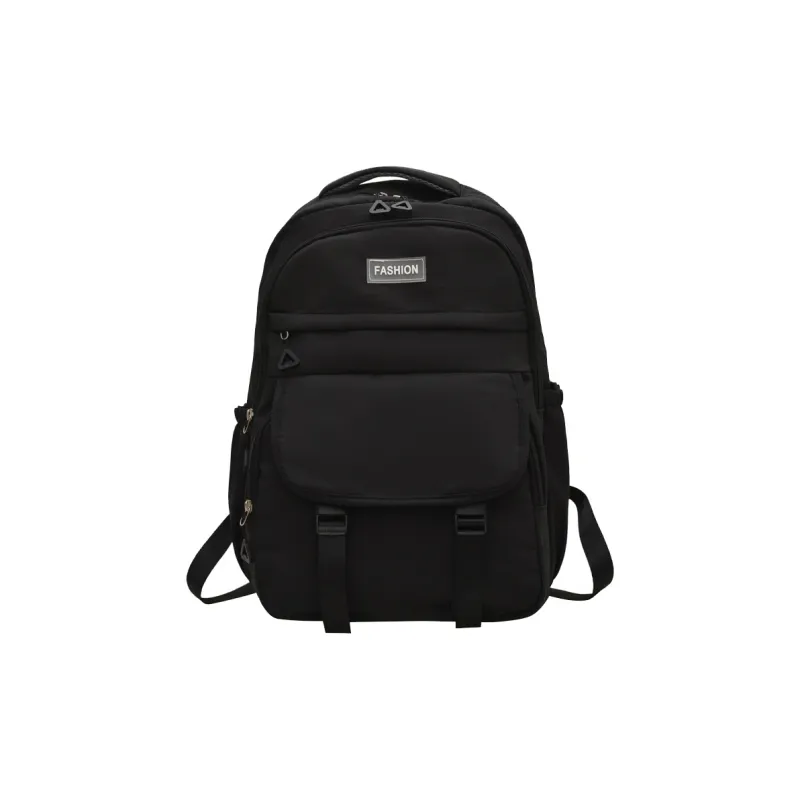 GEERDUN Nylon Fabric Backpack Unisex Multicolor-4