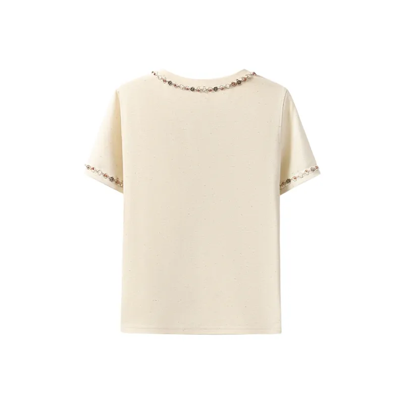 FAIRWHALE Set in Sleeve T Shirt Women's-1