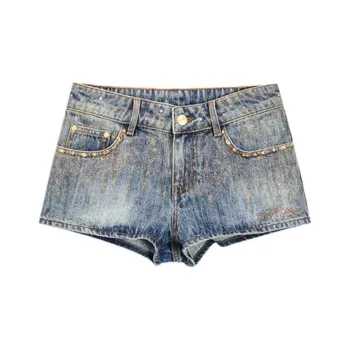 Ed Hardy FW24 Denim Shorts Women's Indigo