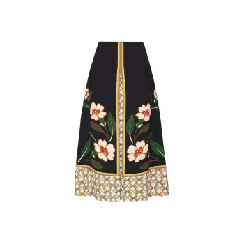 La DOUBLEJ. Floral print Midi Skirt