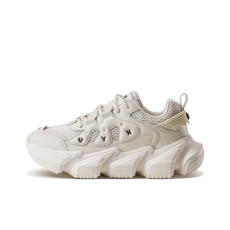 V.YERXU Cushioning, Slip Resistant, Abrasion Resistant, Coverage, Height Increasing Low Top Chunky Sneakers Men's-6