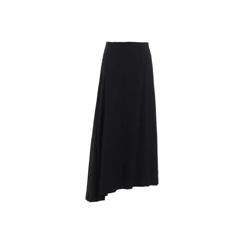 Yohji Yamamoto Y's FW24 Casual Long Skirts Women's Black-0