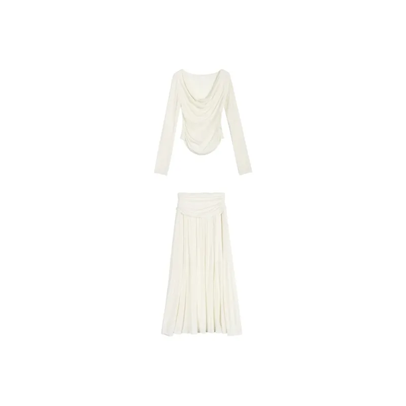 AFGGD Two Piece Skirt Sets Women's-4