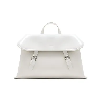 MUVA Cow Leather Backpack Regular Women's Milkshake White