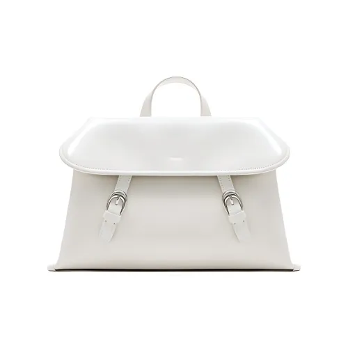 MUVA Cow Leather Backpack Regular Women's Milkshake White