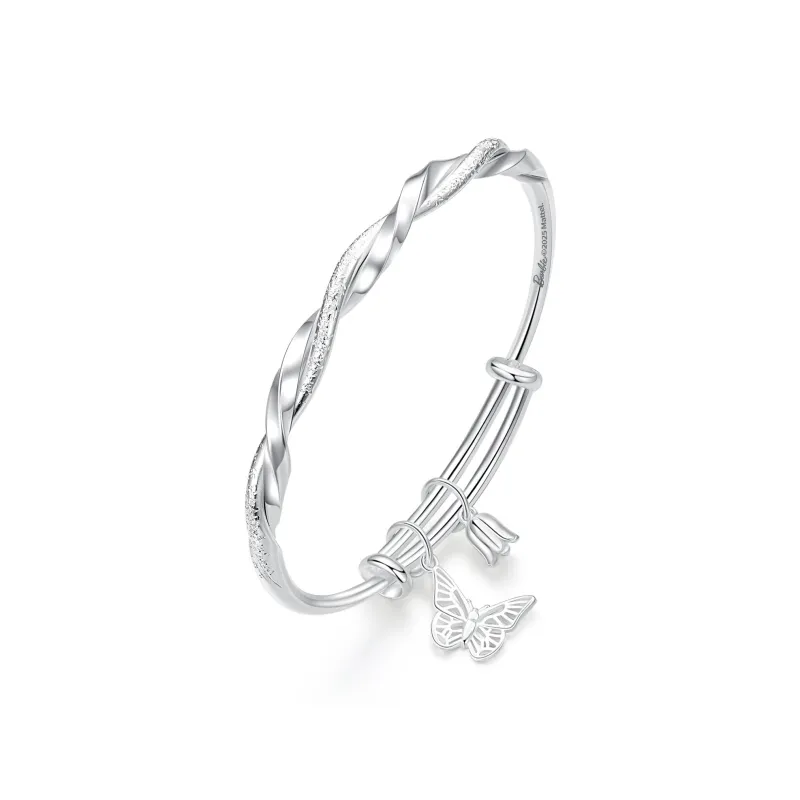Barbie 999 Fine Silver Bangles Women's-0