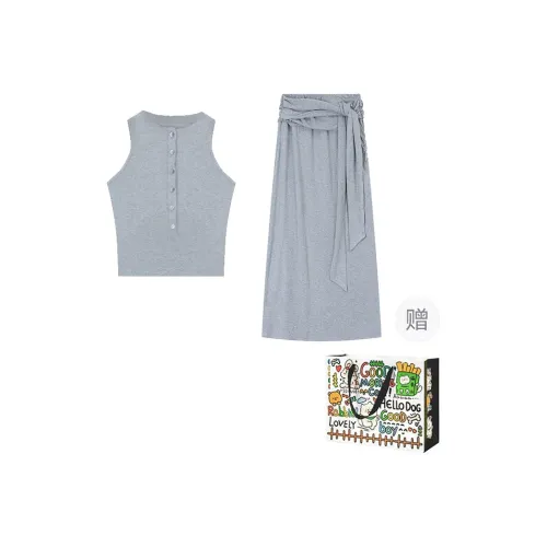 BVODE Two Piece Skirt Sets Women's