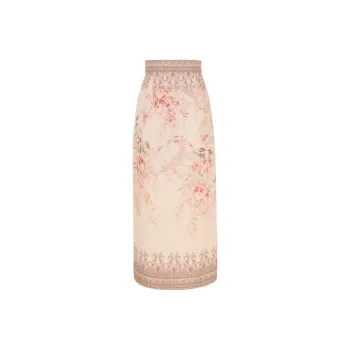 Zimmermann Illuminate Pencil Midi Skirt