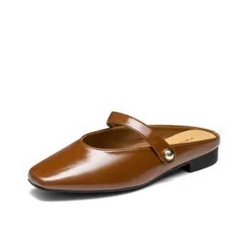 AOKANG Casual Single Shoes Women's Light Brown