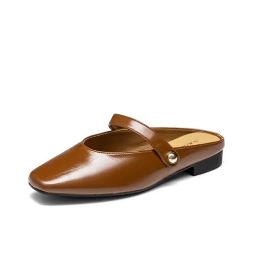 AOKANG Casual Single Shoes Women's Light Brown
