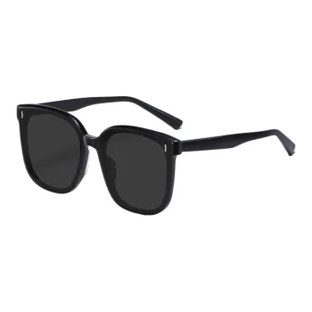 Thunder Pailong Plate Frame Square Sunglasses Unisex