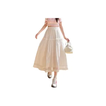SITOL Casual Long Skirts Women's White