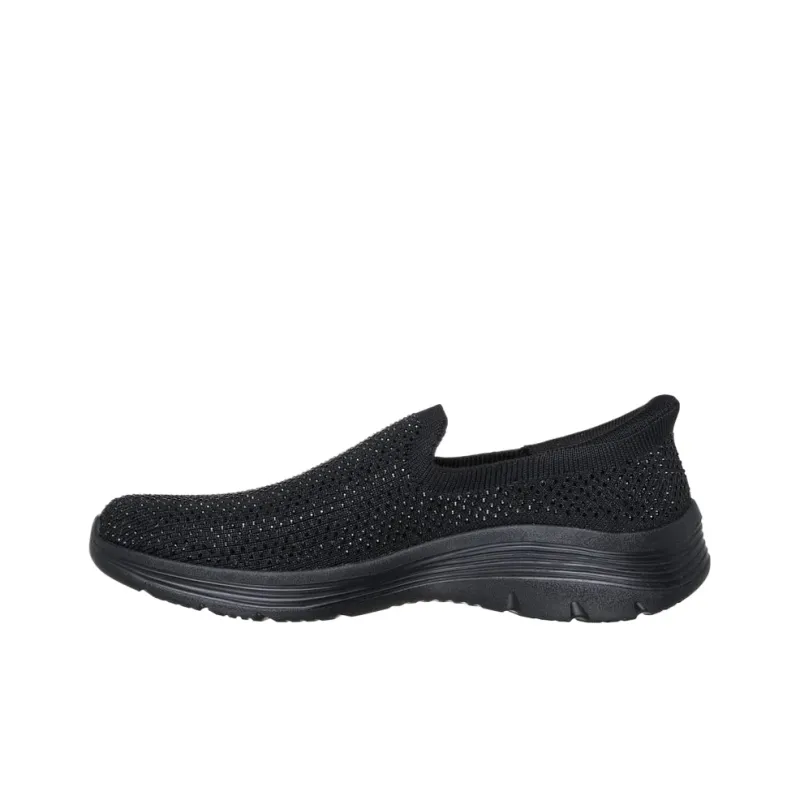 Martha Stewart x Skechers Slip ins Low Top Casual Shoes Women's Black-2