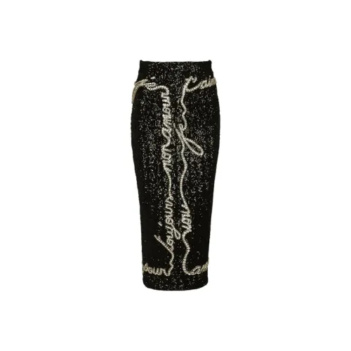 BALMAIN Sequin embellished Midi Skirt