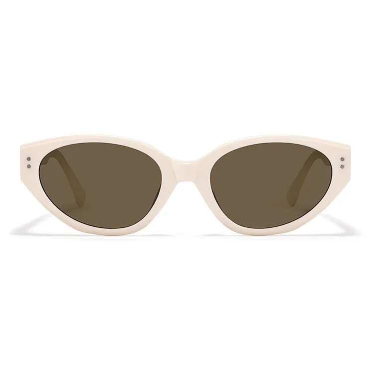 Sagawa TR/Memory Plastic Plate Frame Cat Eye Sunglasses Unisex-5