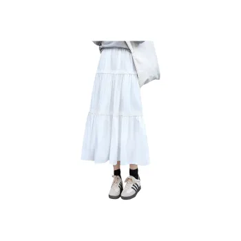 Cypress House Casual Long Skirt Women's White