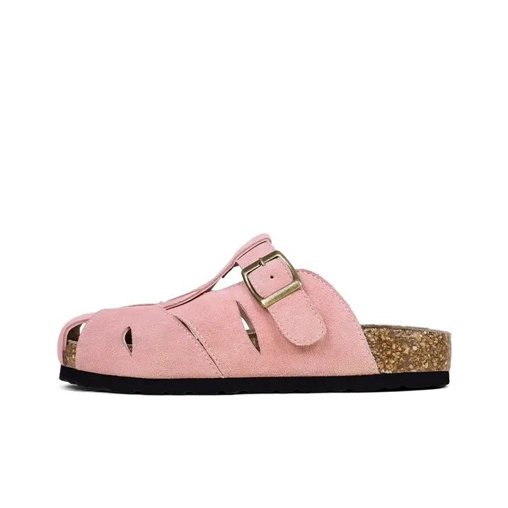 Uncle's House EVA Slip Resistant Abrasion Resistant Closed Toe Slippers Women's-9