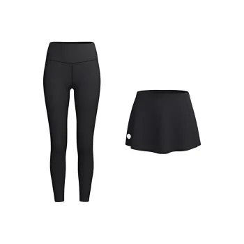 TOSWIM Swimming Shorts Women's [Black Shark Ink Shadow]Detachable Outer Skirt+Pants