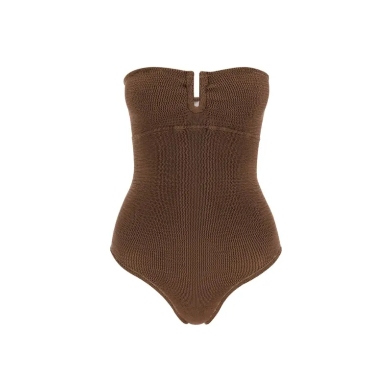 REINA OLGA One-piece Swimsuit Women's Brown-0