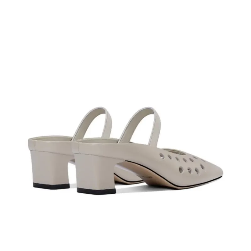JESSICA SOPHIA Rubber Sole Abrasion Resistant Slip Resistant Closed Toe Slippers Women's-4