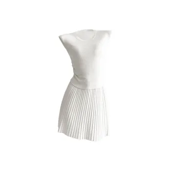 PAZZO Skirt Set Women's Milk White