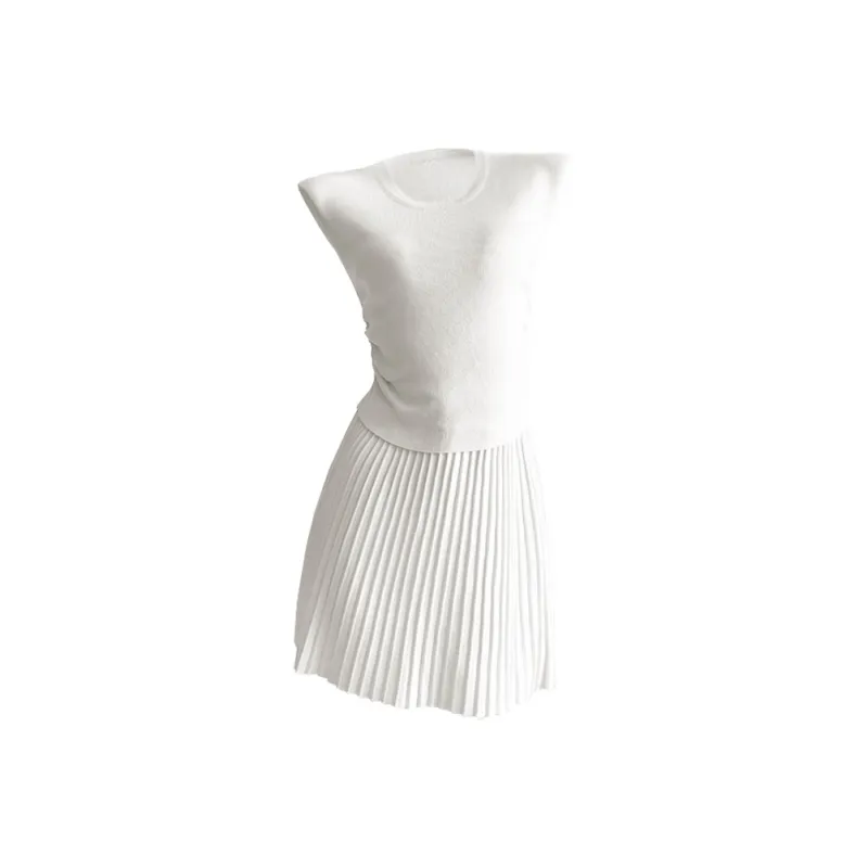 PAZZO Skirt Set Women's Milk White-0