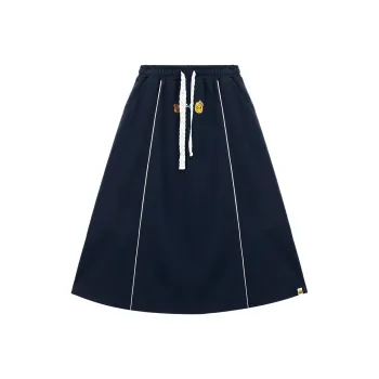 B.Duck Casual Long Skirts Women's Navy Blue